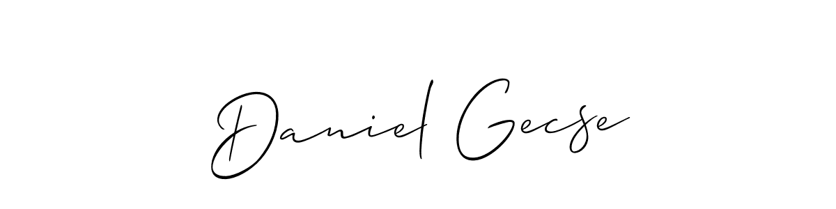 Make a beautiful signature design for name Daniel Gecse. Use this online signature maker to create a handwritten signature for free. Daniel Gecse signature style 2 images and pictures png