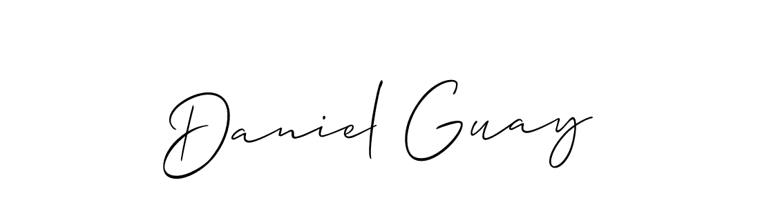 Make a short Daniel Guay signature style. Manage your documents anywhere anytime using Allison_Script. Create and add eSignatures, submit forms, share and send files easily. Daniel Guay signature style 2 images and pictures png