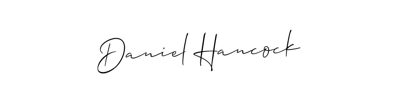 Similarly Allison_Script is the best handwritten signature design. Signature creator online .You can use it as an online autograph creator for name Daniel Hancock. Daniel Hancock signature style 2 images and pictures png