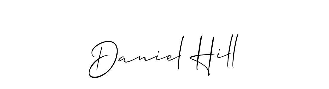 Make a short Daniel Hill signature style. Manage your documents anywhere anytime using Allison_Script. Create and add eSignatures, submit forms, share and send files easily. Daniel Hill signature style 2 images and pictures png