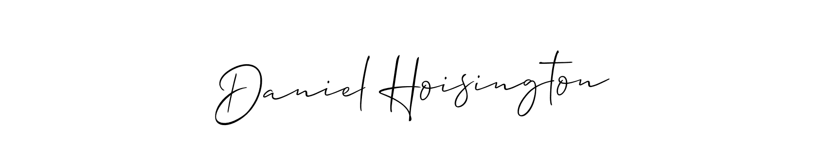 Also we have Daniel Hoisington name is the best signature style. Create professional handwritten signature collection using Allison_Script autograph style. Daniel Hoisington signature style 2 images and pictures png