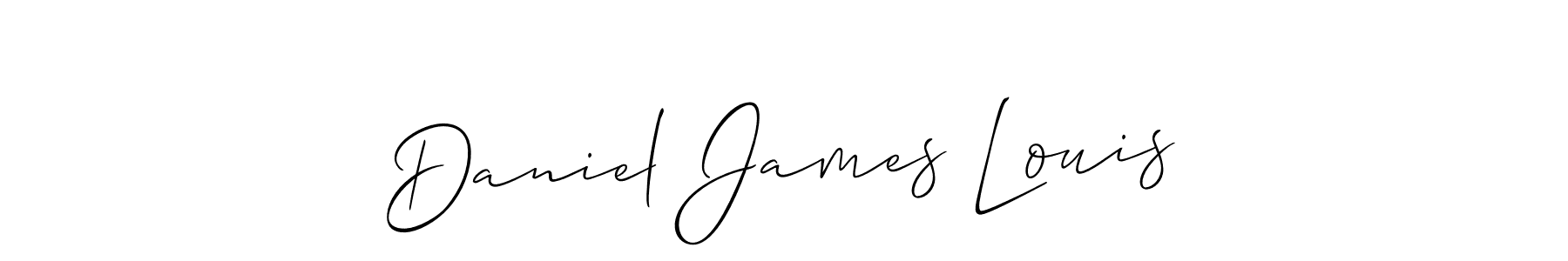 Also we have Daniel James Louis name is the best signature style. Create professional handwritten signature collection using Allison_Script autograph style. Daniel James Louis signature style 2 images and pictures png