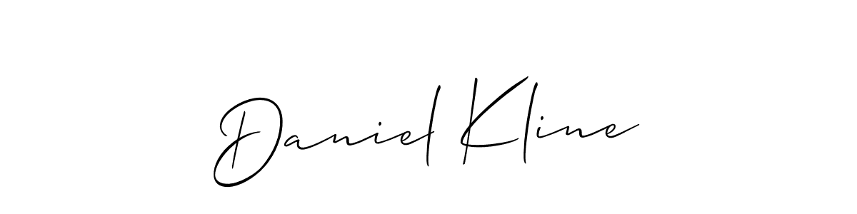 Daniel Kline stylish signature style. Best Handwritten Sign (Allison_Script) for my name. Handwritten Signature Collection Ideas for my name Daniel Kline. Daniel Kline signature style 2 images and pictures png