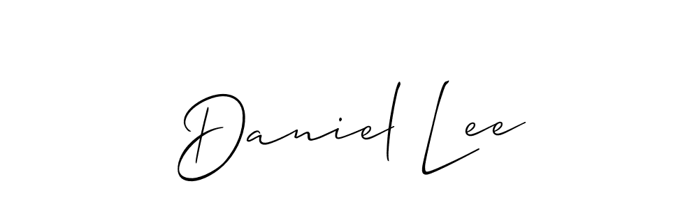 It looks lik you need a new signature style for name Daniel Lee. Design unique handwritten (Allison_Script) signature with our free signature maker in just a few clicks. Daniel Lee signature style 2 images and pictures png