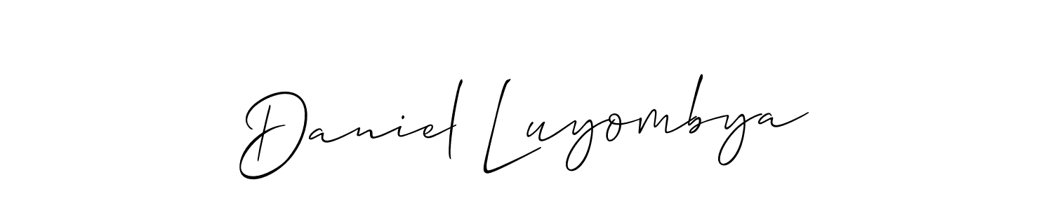 Once you've used our free online signature maker to create your best signature Allison_Script style, it's time to enjoy all of the benefits that Daniel Luyombya name signing documents. Daniel Luyombya signature style 2 images and pictures png