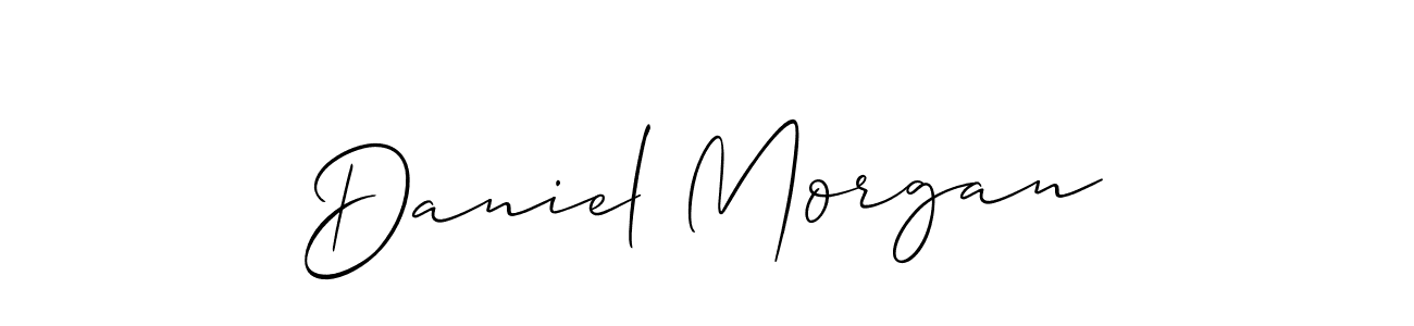 How to make Daniel Morgan signature? Allison_Script is a professional autograph style. Create handwritten signature for Daniel Morgan name. Daniel Morgan signature style 2 images and pictures png