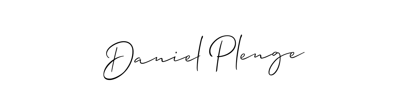Make a beautiful signature design for name Daniel Plenge. With this signature (Allison_Script) style, you can create a handwritten signature for free. Daniel Plenge signature style 2 images and pictures png