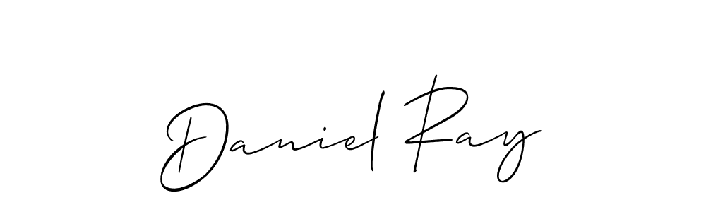 How to make Daniel Ray name signature. Use Allison_Script style for creating short signs online. This is the latest handwritten sign. Daniel Ray signature style 2 images and pictures png