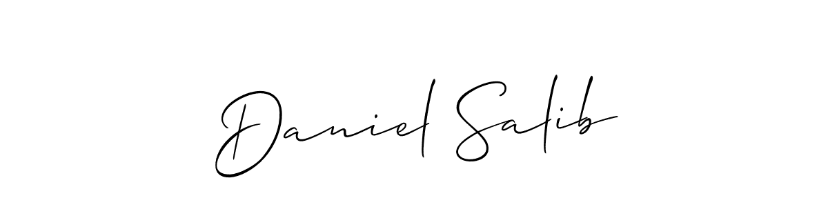 Create a beautiful signature design for name Daniel Salib. With this signature (Allison_Script) fonts, you can make a handwritten signature for free. Daniel Salib signature style 2 images and pictures png