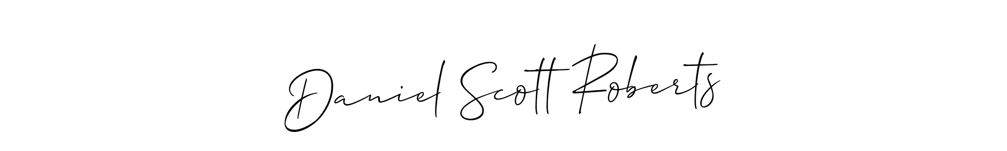 You should practise on your own different ways (Allison_Script) to write your name (Daniel Scott Roberts) in signature. don't let someone else do it for you. Daniel Scott Roberts signature style 2 images and pictures png