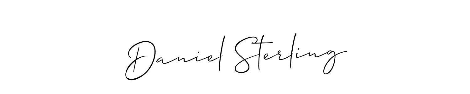 How to Draw Daniel Sterling signature style? Allison_Script is a latest design signature styles for name Daniel Sterling. Daniel Sterling signature style 2 images and pictures png