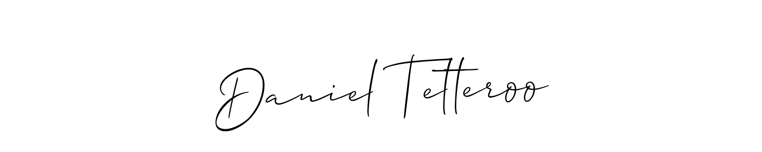 Best and Professional Signature Style for Daniel Tetteroo. Allison_Script Best Signature Style Collection. Daniel Tetteroo signature style 2 images and pictures png