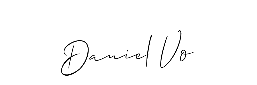 Best and Professional Signature Style for Daniel Vo. Allison_Script Best Signature Style Collection. Daniel Vo signature style 2 images and pictures png