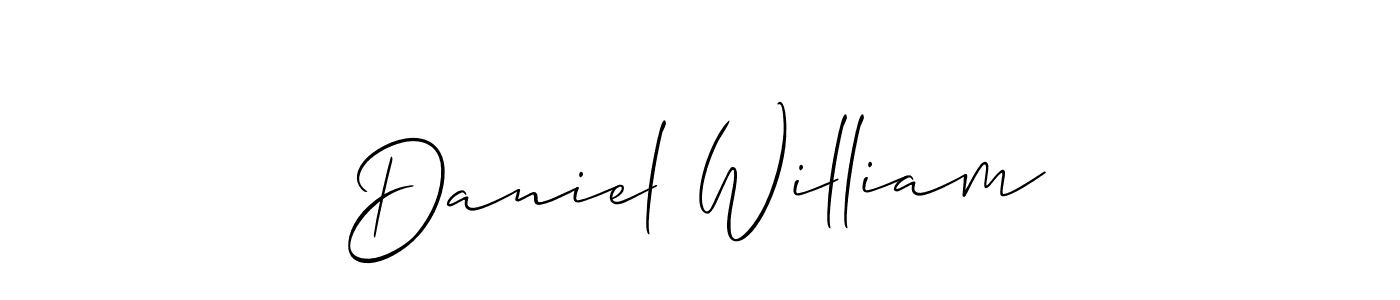 Best and Professional Signature Style for Daniel William. Allison_Script Best Signature Style Collection. Daniel William signature style 2 images and pictures png