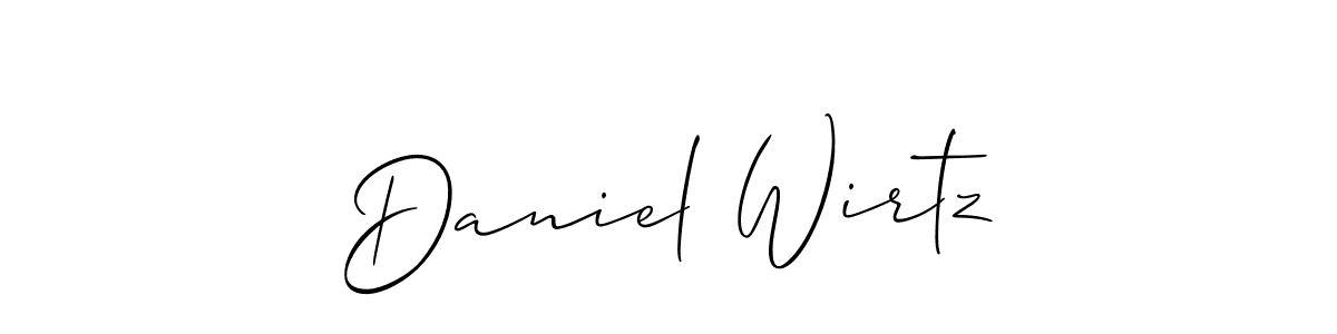 Design your own signature with our free online signature maker. With this signature software, you can create a handwritten (Allison_Script) signature for name Daniel Wirtz. Daniel Wirtz signature style 2 images and pictures png
