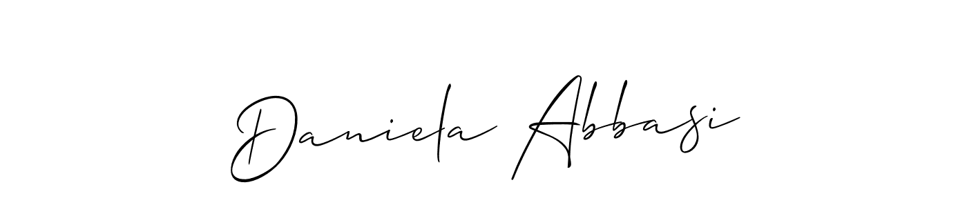 Make a beautiful signature design for name Daniela Abbasi. Use this online signature maker to create a handwritten signature for free. Daniela Abbasi signature style 2 images and pictures png