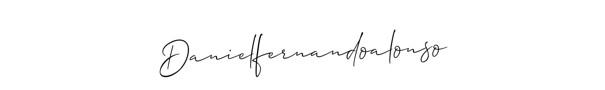 if you are searching for the best signature style for your name Danielfernandoalonso. so please give up your signature search. here we have designed multiple signature styles  using Allison_Script. Danielfernandoalonso signature style 2 images and pictures png
