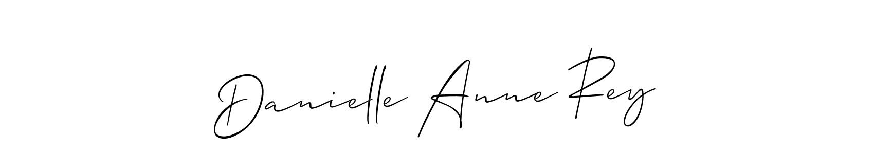 Make a short Danielle Anne Rey signature style. Manage your documents anywhere anytime using Allison_Script. Create and add eSignatures, submit forms, share and send files easily. Danielle Anne Rey signature style 2 images and pictures png