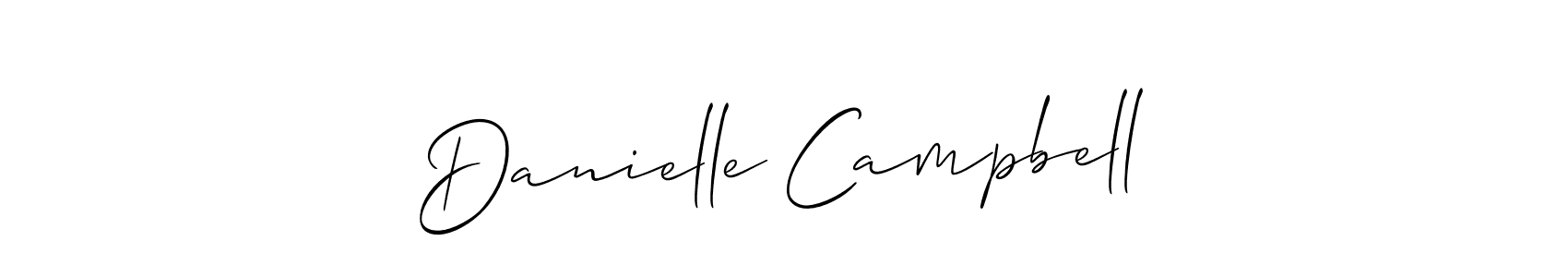 Create a beautiful signature design for name Danielle Campbell. With this signature (Allison_Script) fonts, you can make a handwritten signature for free. Danielle Campbell signature style 2 images and pictures png