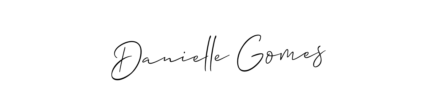 Similarly Allison_Script is the best handwritten signature design. Signature creator online .You can use it as an online autograph creator for name Danielle Gomes. Danielle Gomes signature style 2 images and pictures png