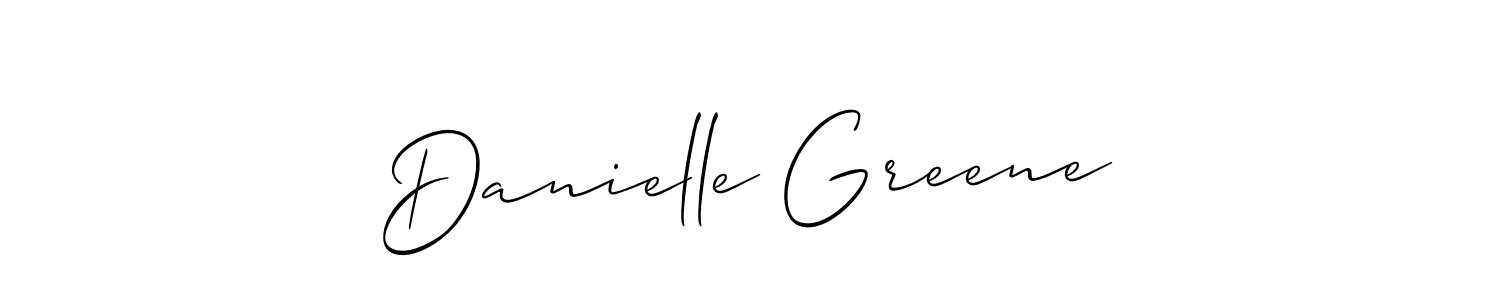 Similarly Allison_Script is the best handwritten signature design. Signature creator online .You can use it as an online autograph creator for name Danielle Greene. Danielle Greene signature style 2 images and pictures png