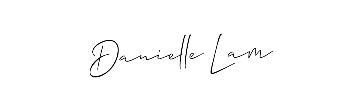 Once you've used our free online signature maker to create your best signature Allison_Script style, it's time to enjoy all of the benefits that Danielle Lam name signing documents. Danielle Lam signature style 2 images and pictures png