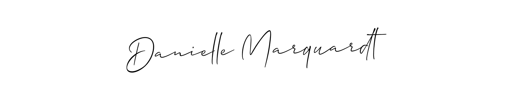 How to Draw Danielle Marquardt signature style? Allison_Script is a latest design signature styles for name Danielle Marquardt. Danielle Marquardt signature style 2 images and pictures png