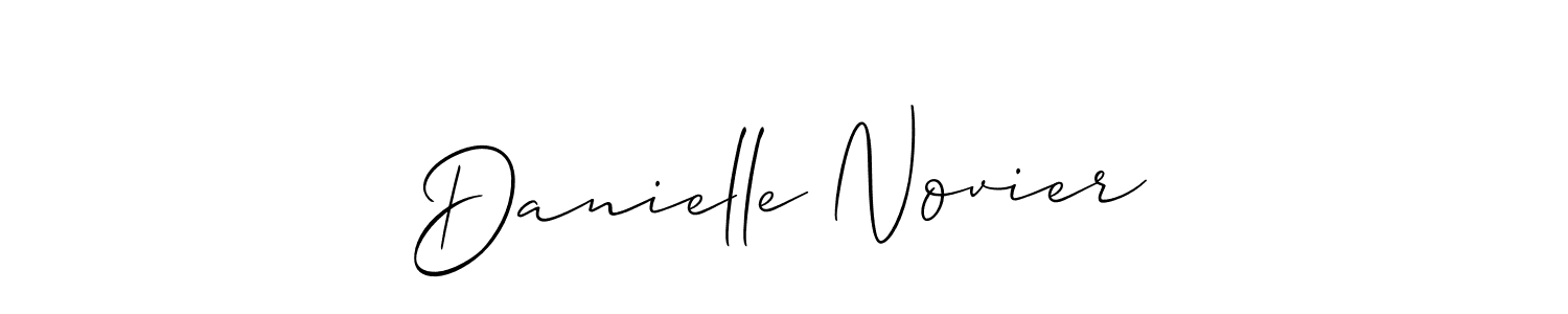 Best and Professional Signature Style for Danielle Novier. Allison_Script Best Signature Style Collection. Danielle Novier signature style 2 images and pictures png