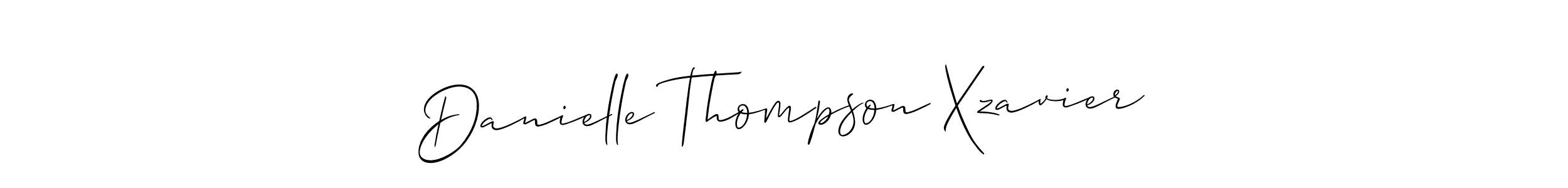 Once you've used our free online signature maker to create your best signature Allison_Script style, it's time to enjoy all of the benefits that Danielle Thompson Xzavier name signing documents. Danielle Thompson Xzavier signature style 2 images and pictures png