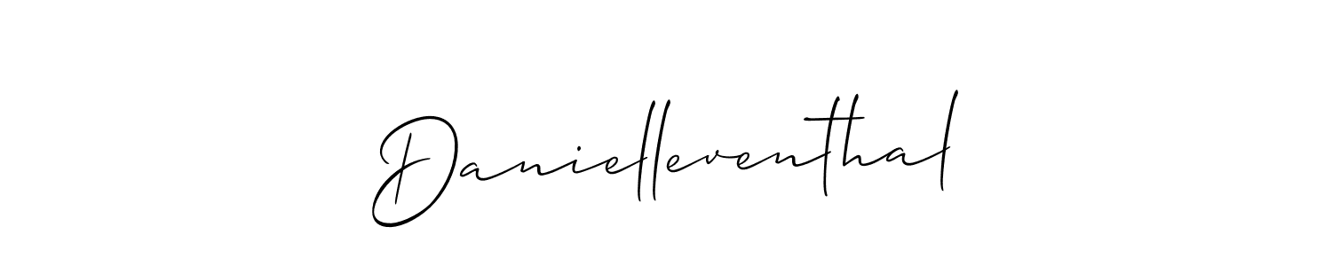 Make a beautiful signature design for name Danielleventhal. With this signature (Allison_Script) style, you can create a handwritten signature for free. Danielleventhal signature style 2 images and pictures png