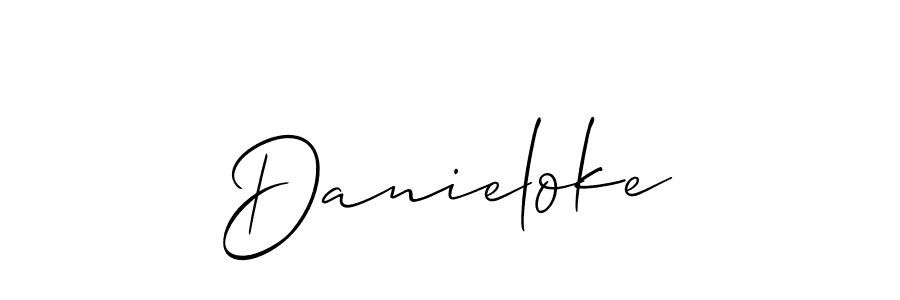 Here are the top 10 professional signature styles for the name Danieloke. These are the best autograph styles you can use for your name. Danieloke signature style 2 images and pictures png