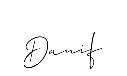 You can use this online signature creator to create a handwritten signature for the name Danif. This is the best online autograph maker. Danif signature style 2 images and pictures png