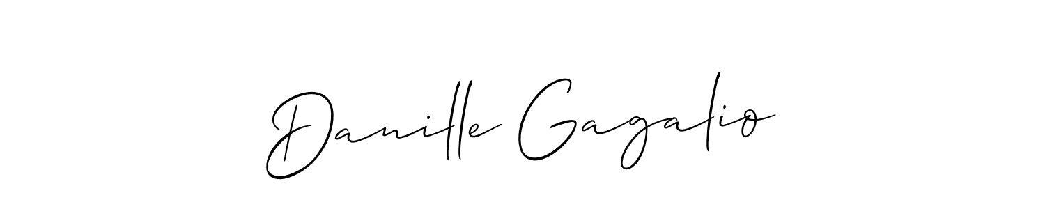 Best and Professional Signature Style for Danille Gagalio. Allison_Script Best Signature Style Collection. Danille Gagalio signature style 2 images and pictures png