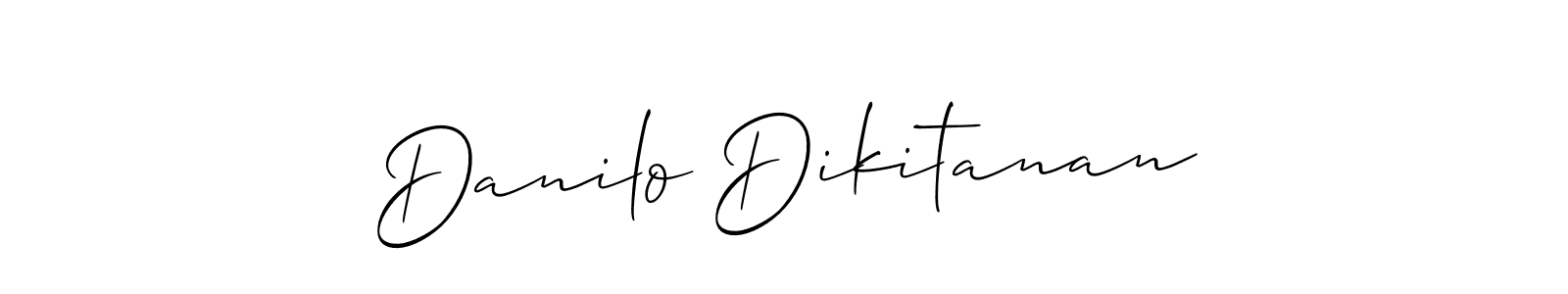 Make a beautiful signature design for name Danilo Dikitanan. With this signature (Allison_Script) style, you can create a handwritten signature for free. Danilo Dikitanan signature style 2 images and pictures png