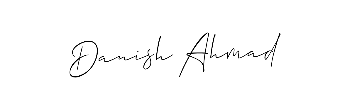 Make a short Danish Ahmad signature style. Manage your documents anywhere anytime using Allison_Script. Create and add eSignatures, submit forms, share and send files easily. Danish Ahmad signature style 2 images and pictures png