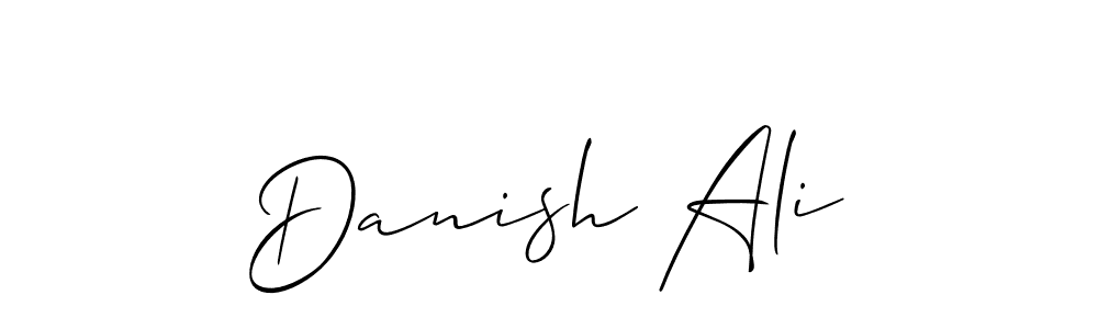 The best way (Allison_Script) to make a short signature is to pick only two or three words in your name. The name Danish Ali include a total of six letters. For converting this name. Danish Ali signature style 2 images and pictures png