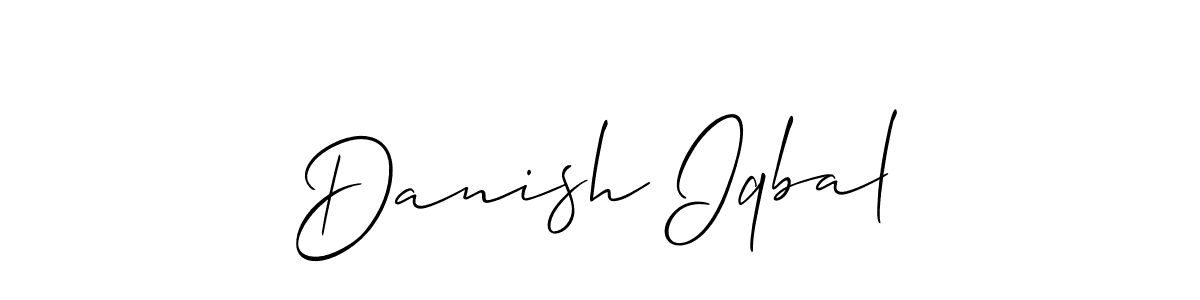 Make a beautiful signature design for name Danish Iqbal. Use this online signature maker to create a handwritten signature for free. Danish Iqbal signature style 2 images and pictures png