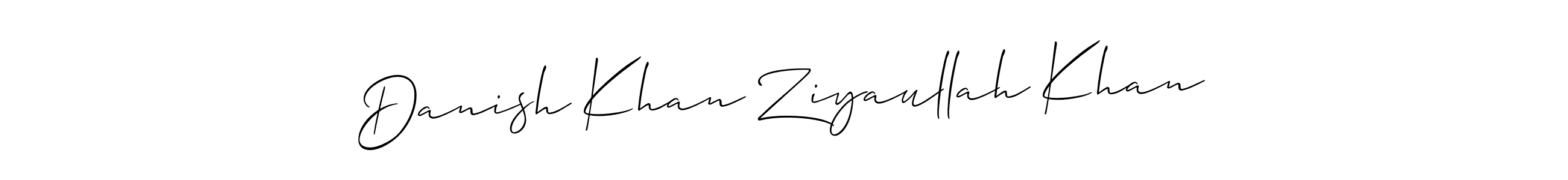 Check out images of Autograph of Danish Khan Ziyaullah Khan name. Actor Danish Khan Ziyaullah Khan Signature Style. Allison_Script is a professional sign style online. Danish Khan Ziyaullah Khan signature style 2 images and pictures png