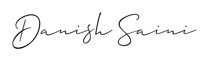 Discover how Danish Saini looks in an executive cursive font (Allison_Script). Perfect for legal documents, invoices, and certificates. Danish Saini signature style 2 images and pictures png