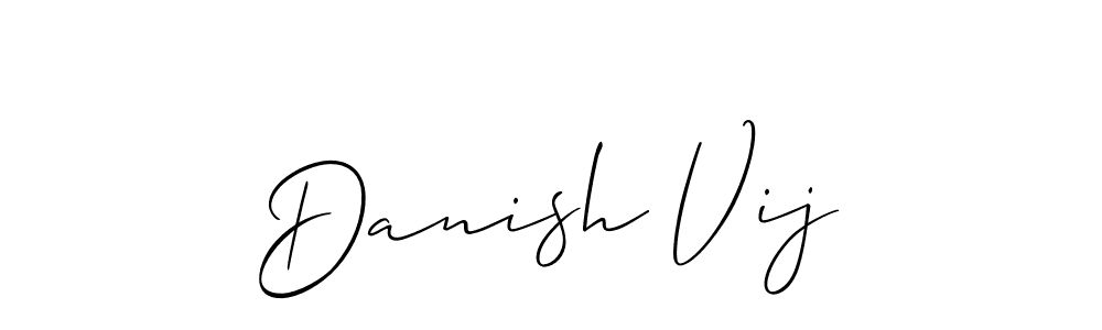 Once you've used our free online signature maker to create your best signature Allison_Script style, it's time to enjoy all of the benefits that Danish Vij name signing documents. Danish Vij signature style 2 images and pictures png