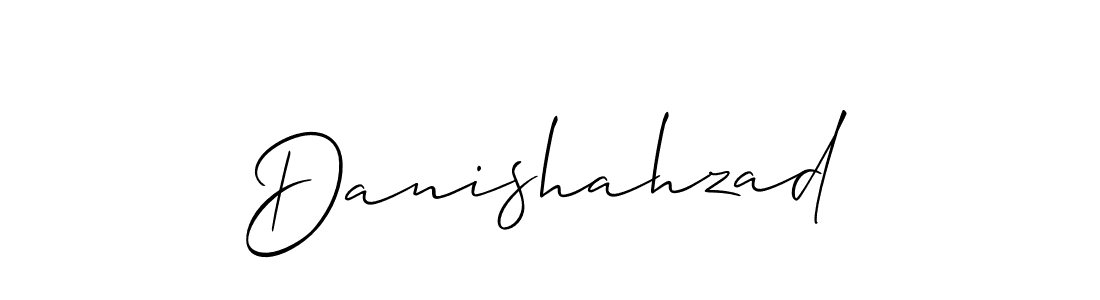 Also we have Danishahzad name is the best signature style. Create professional handwritten signature collection using Allison_Script autograph style. Danishahzad signature style 2 images and pictures png