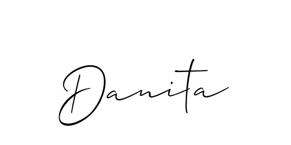 You can use this online signature creator to create a handwritten signature for the name Danita. This is the best online autograph maker. Danita signature style 2 images and pictures png