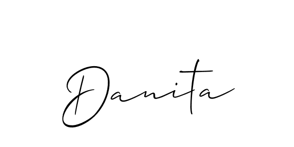 You can use this online signature creator to create a handwritten signature for the name Danita. This is the best online autograph maker. Danita signature style 2 images and pictures png