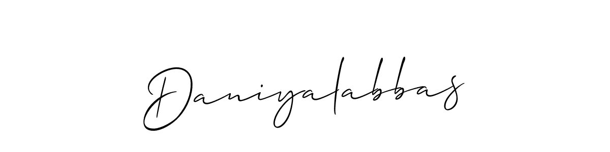 This is the best signature style for the Daniyalabbas name. Also you like these signature font (Allison_Script). Mix name signature. Daniyalabbas signature style 2 images and pictures png