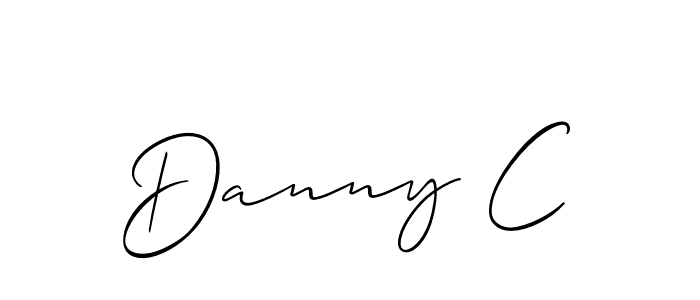 Make a beautiful signature design for name Danny C. Use this online signature maker to create a handwritten signature for free. Danny C signature style 2 images and pictures png