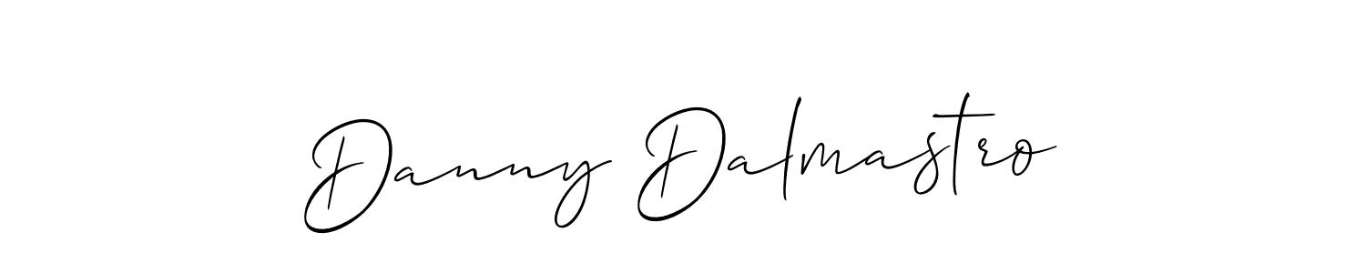 Make a beautiful signature design for name Danny Dalmastro. With this signature (Allison_Script) style, you can create a handwritten signature for free. Danny Dalmastro signature style 2 images and pictures png