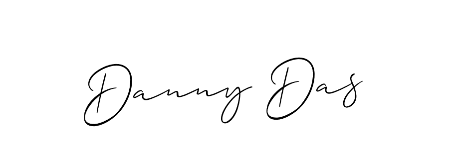 Create a beautiful signature design for name Danny Das. With this signature (Allison_Script) fonts, you can make a handwritten signature for free. Danny Das signature style 2 images and pictures png