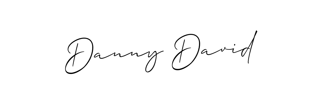 Create a beautiful signature design for name Danny David. With this signature (Allison_Script) fonts, you can make a handwritten signature for free. Danny David signature style 2 images and pictures png