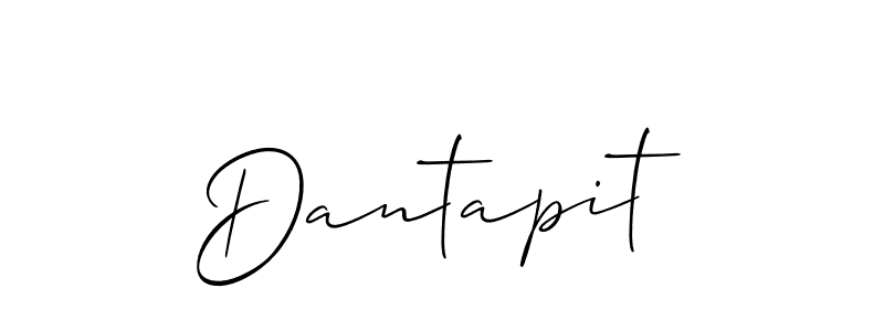 How to Draw Dantapit signature style? Allison_Script is a latest design signature styles for name Dantapit. Dantapit signature style 2 images and pictures png