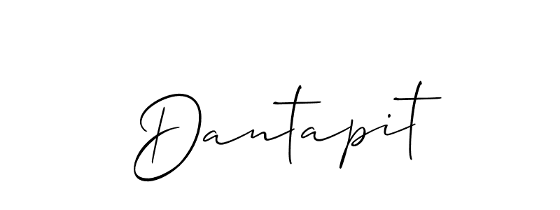 How to Draw Dantapit signature style? Allison_Script is a latest design signature styles for name Dantapit. Dantapit signature style 2 images and pictures png